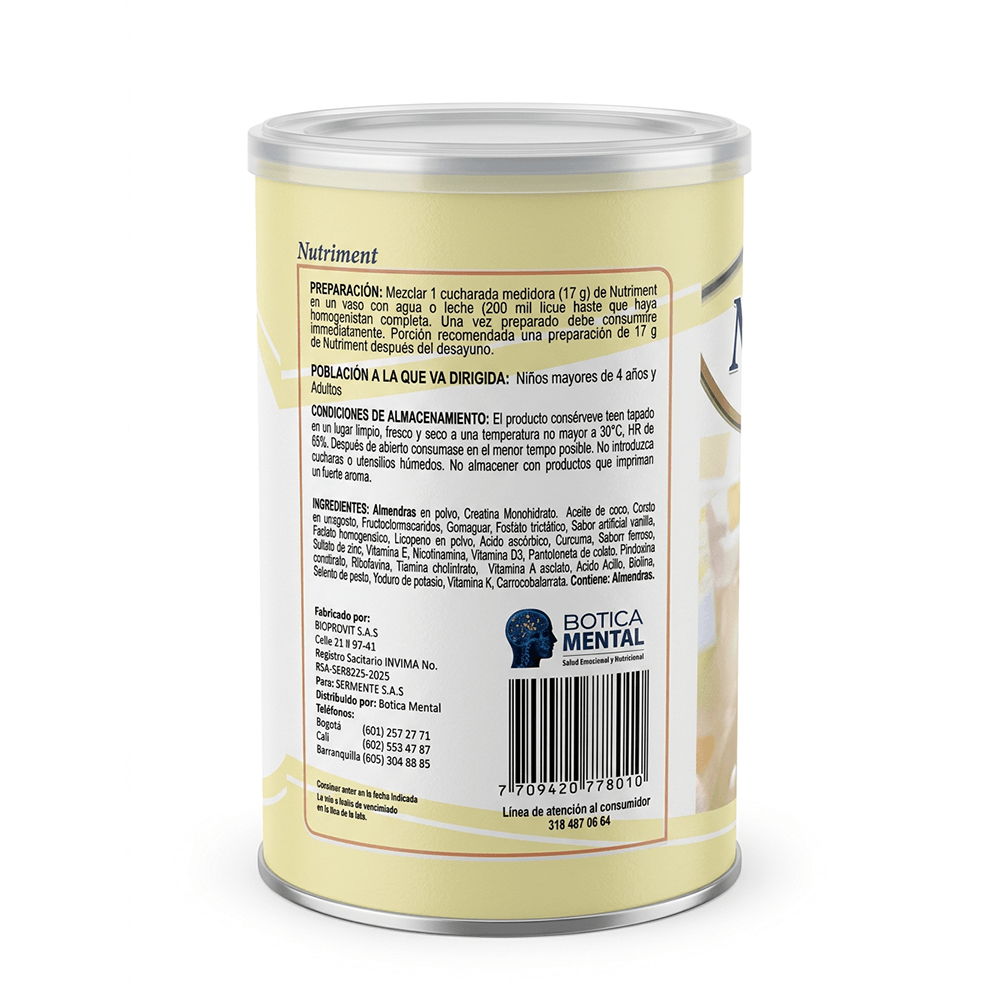 NUTRIMENT - Nutrición y energía cerebral