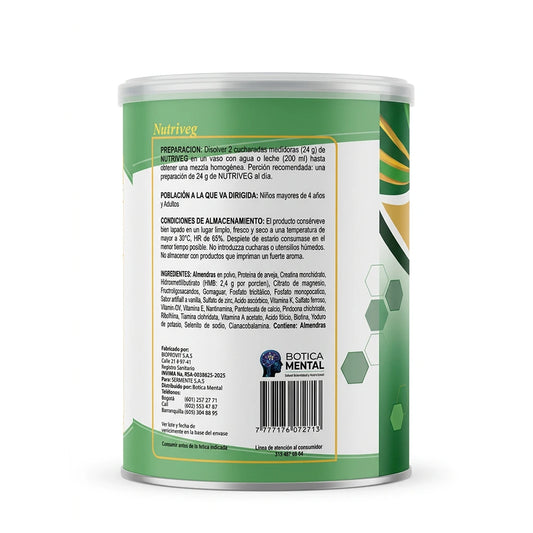 NUTRIVEG - Proteína de arveja con vitaminas