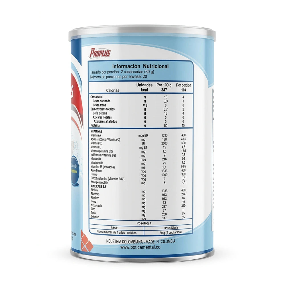 PROPLUS - Proteína aislada de suero con vitaminas